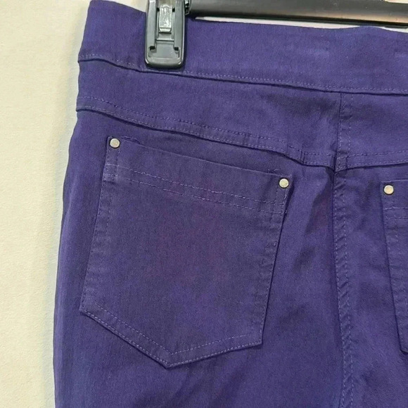 Women’s 89th & Madison Purple Stretch Pants Size S - Picture 7 of 9